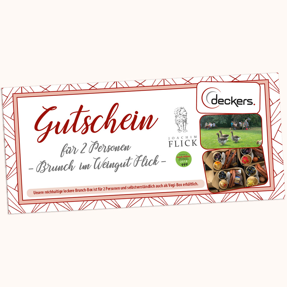 Gutschein Brunch im Weingut Flick